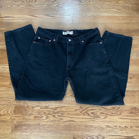 Men’s Levi’s Relax Fit 550 Black Jeans Size 40X32 - Picture 3 of 7